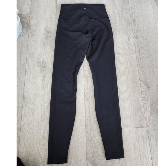 Wunder Train High-Rise Tight 28" Black Size 6 - Picture 4 of 5